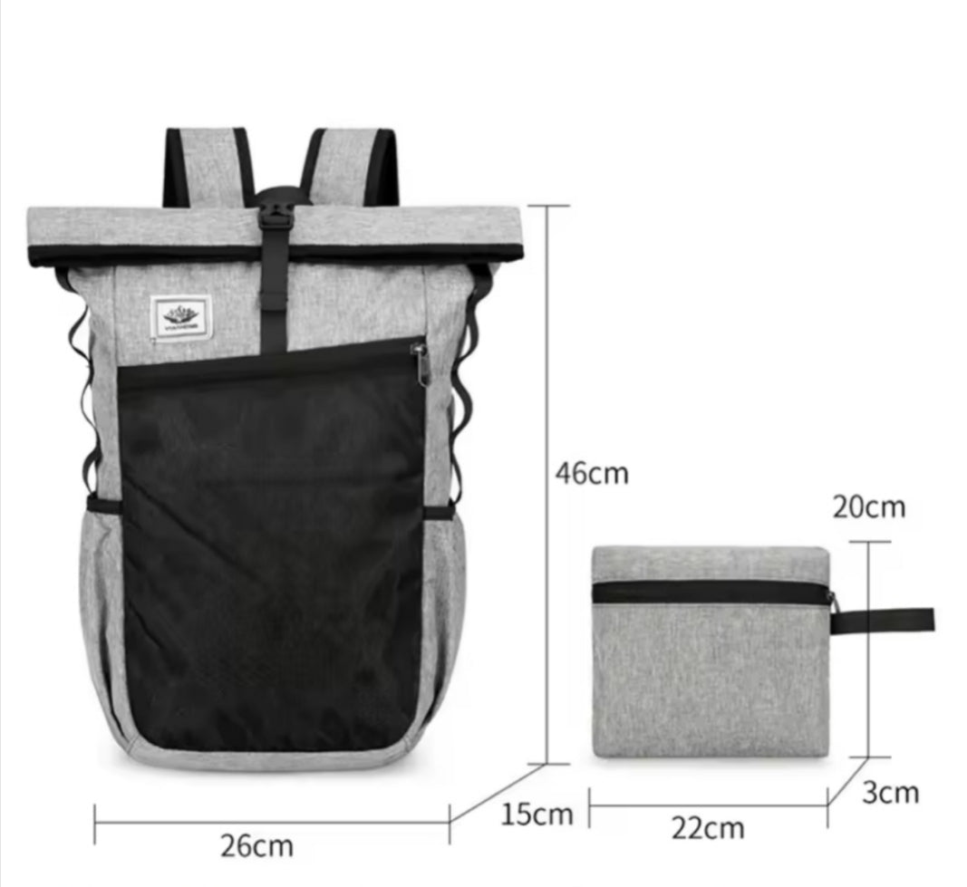 Mochila impermeable plegable