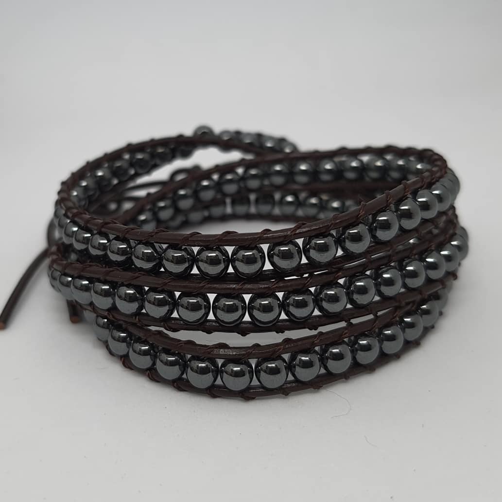 PULSERA DE HEMATITE