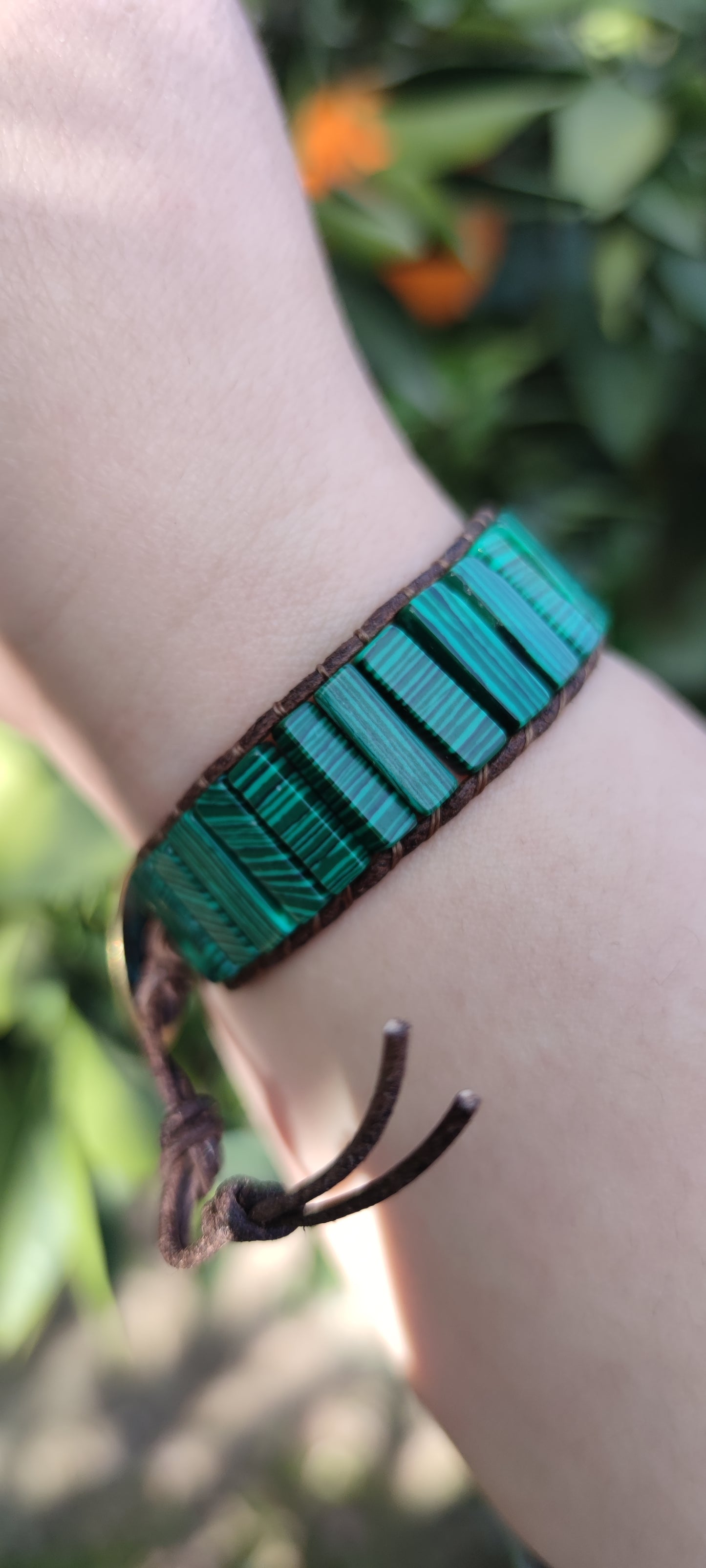 PULSERA MALAQUITA