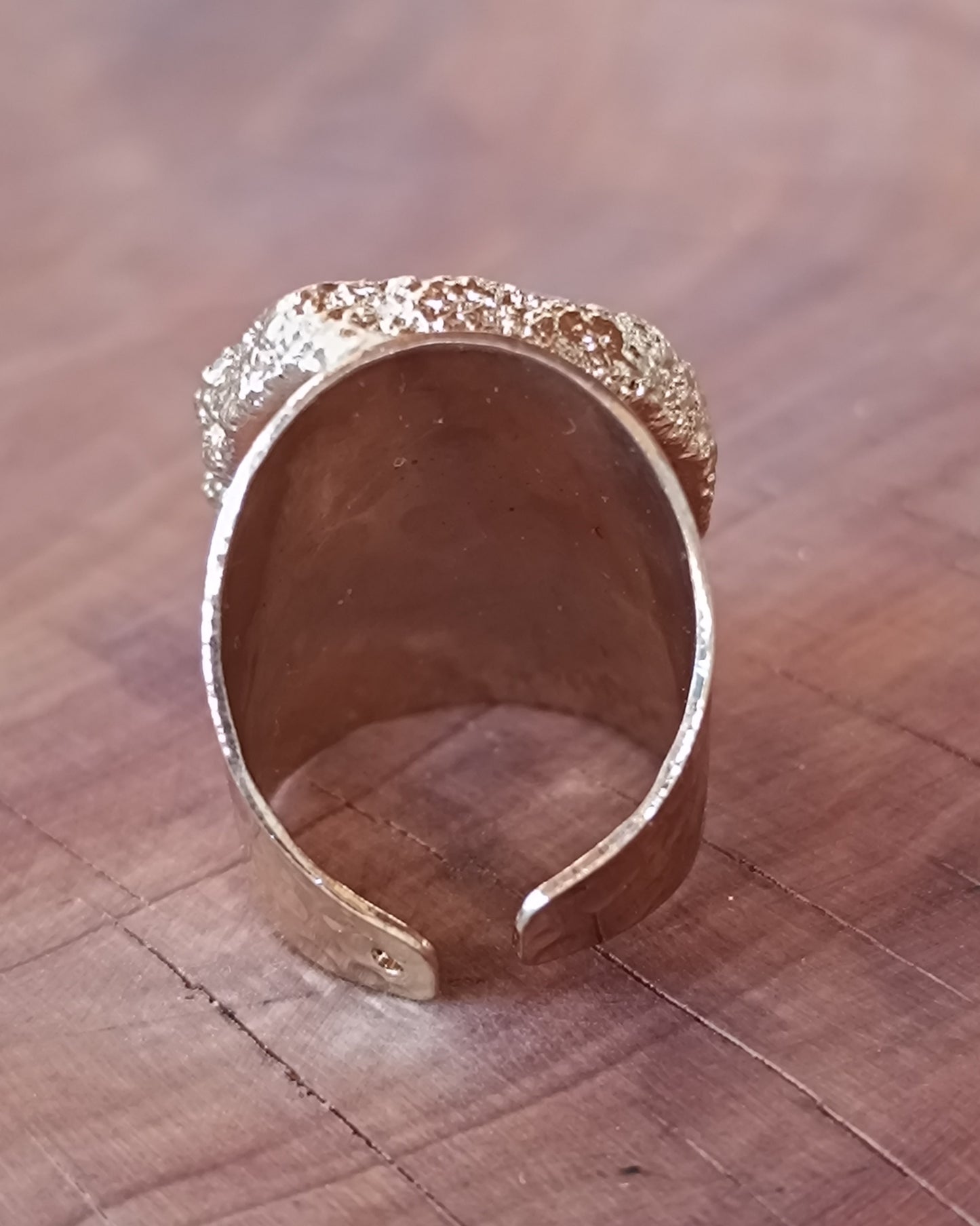 ANILLO DE ESTALACTITA DECUARZO