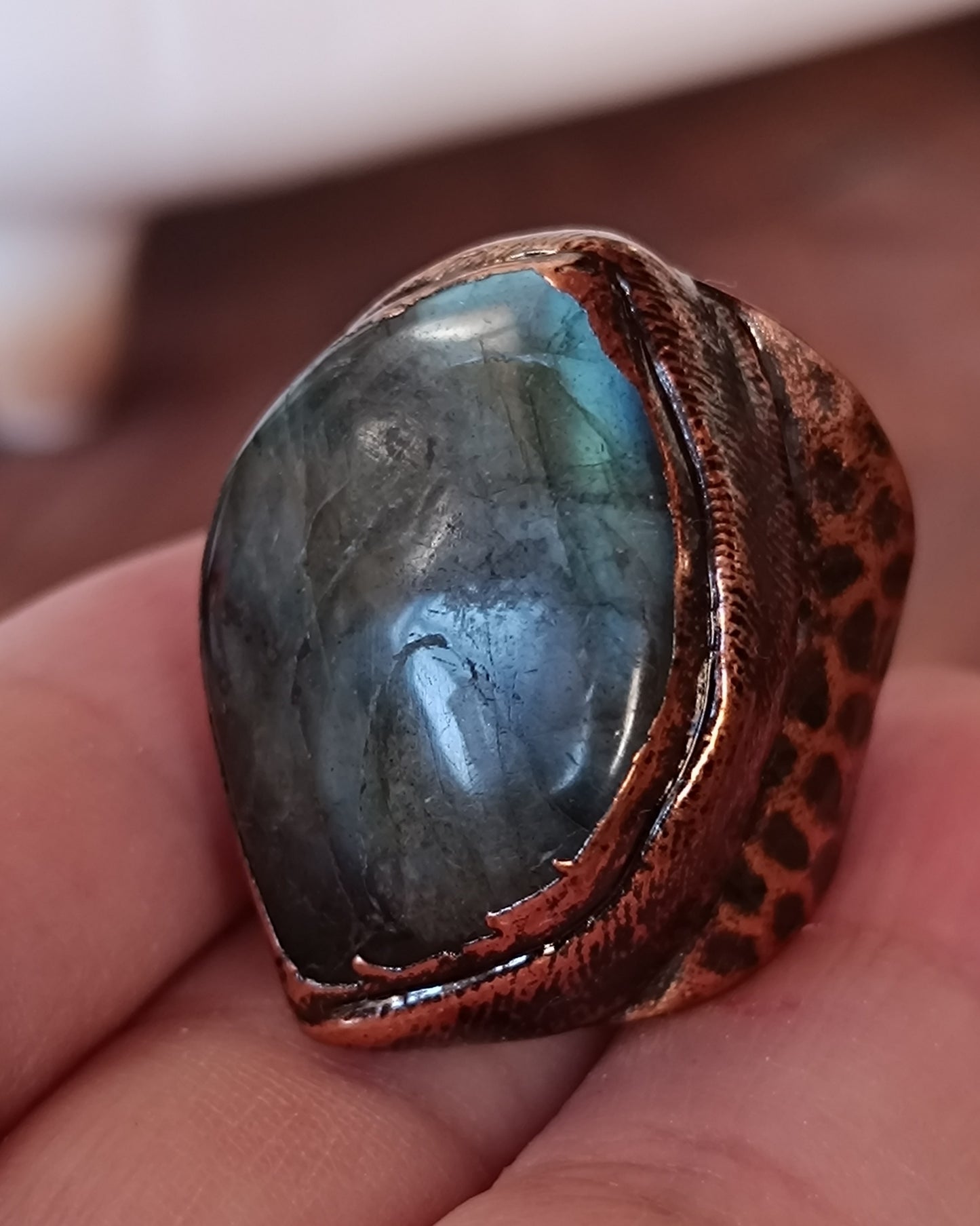 ANILLO DE LABRADORITA