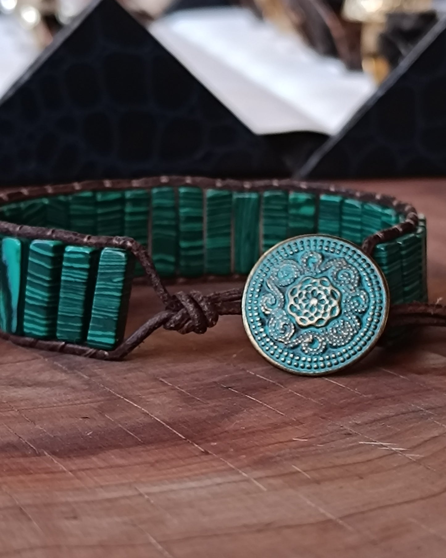 PULSERA MALAQUITA