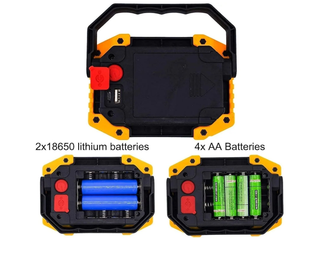 Lámpara Recargable Multifuncional Y Recarga Usb