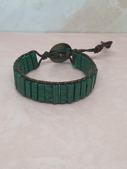 PULSERA MALAQUITA