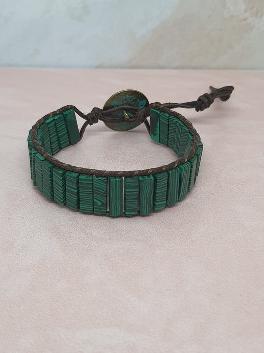 PULSERA MALAQUITA