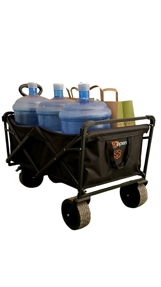 Carro Plegable Camping 100 Kg Rueda Grande