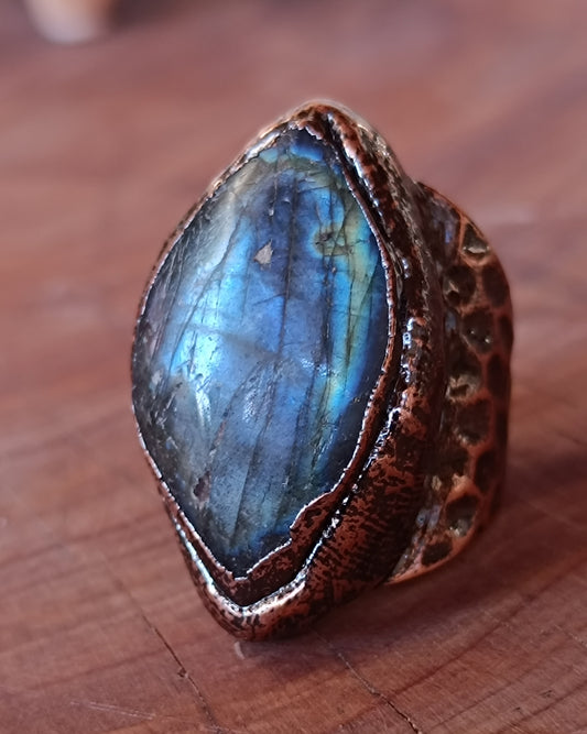 ANILLO DE LABRADORITA