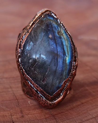 ANILLO DE LABRADORITA