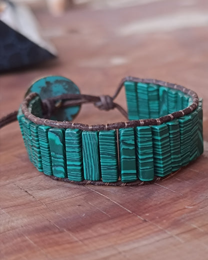 PULSERA MALAQUITA