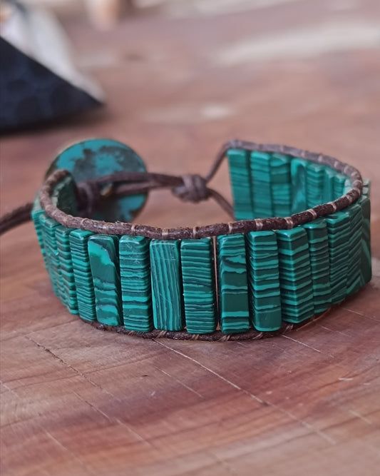 PULSERA MALAQUITA