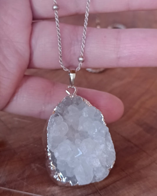 COLLAR DE DRUSA DE CUARZO