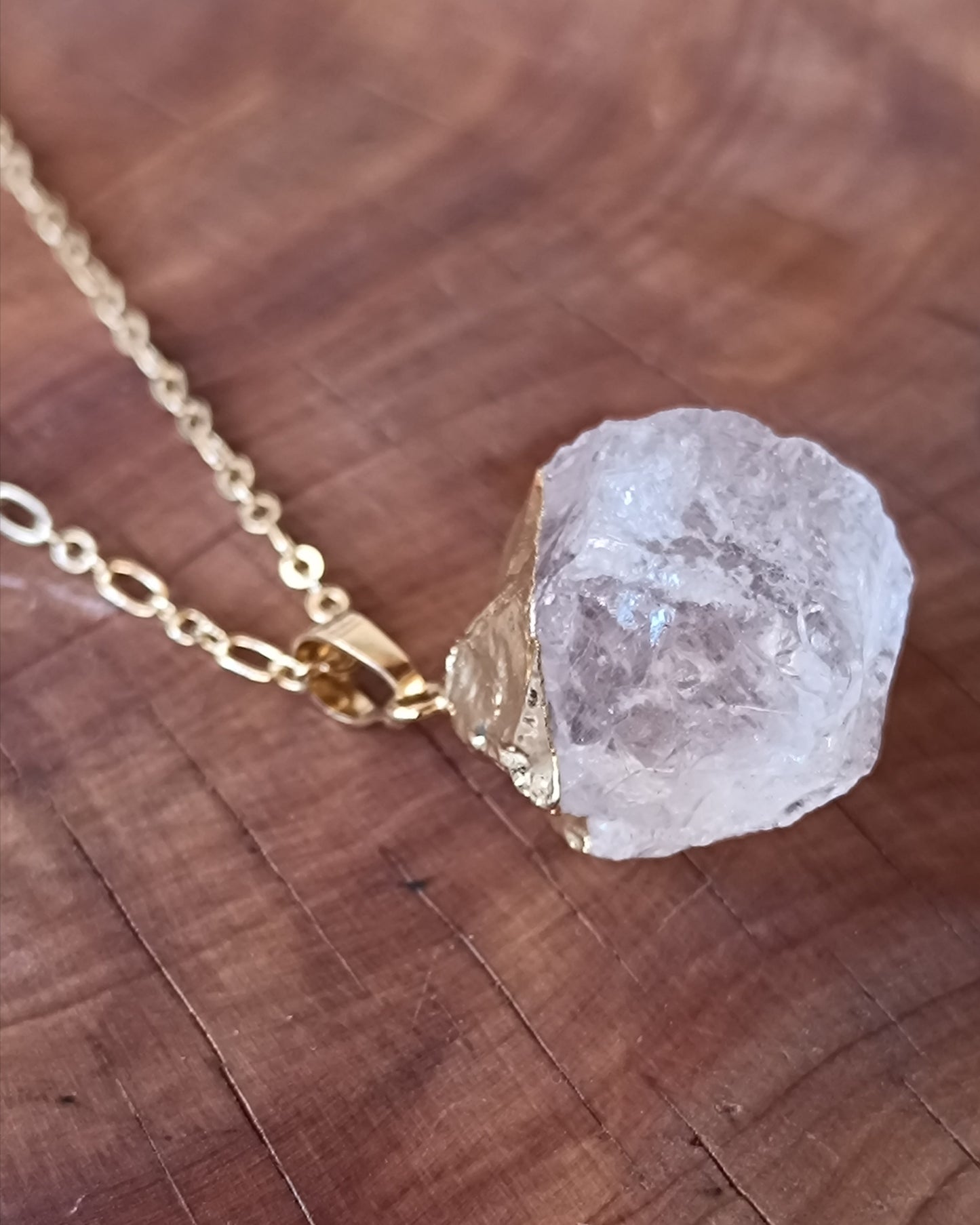COLLAR DE CUARZO CRISTAL