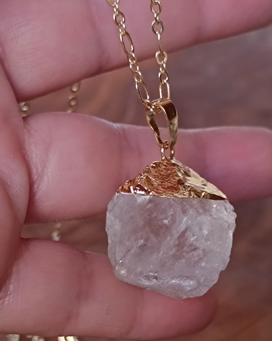 COLLAR DE CUARZO CRISTAL
