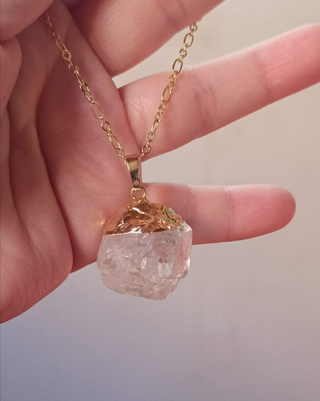 COLLAR DE CUARZO CRISTAL