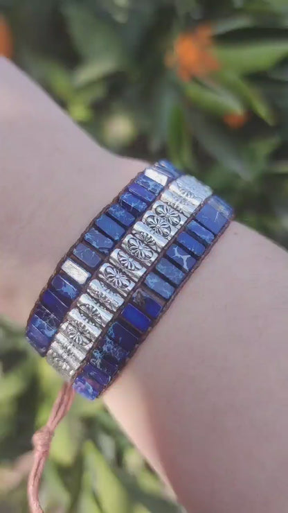 PULSERA DE AMATISTA Y ÓPALO