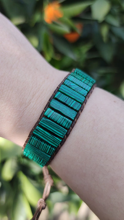 PULSERA MALAQUITA